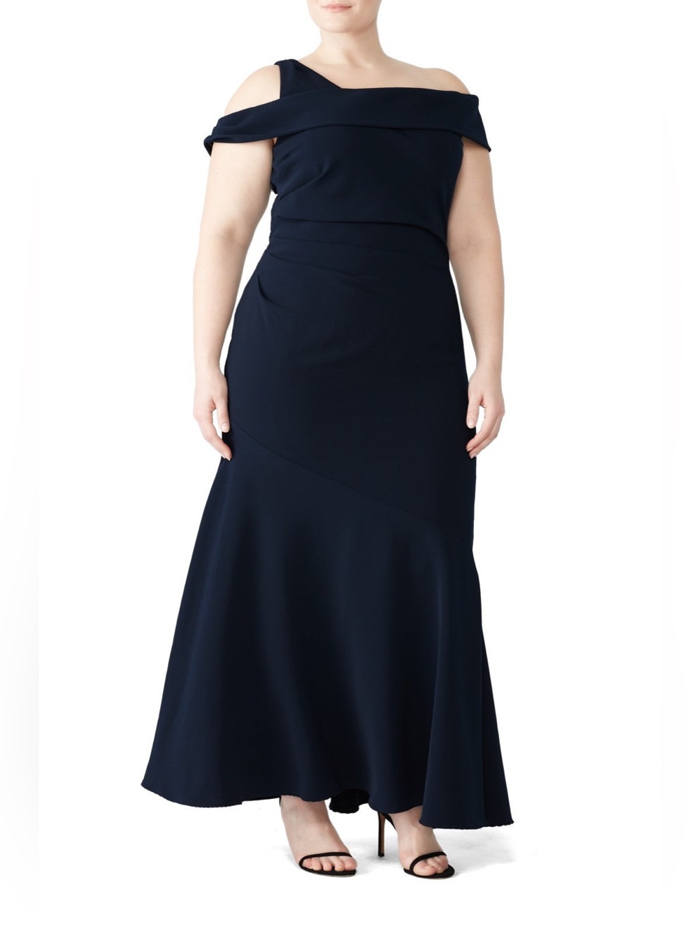 Theia Navy Mermaid Gown